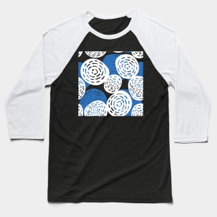 Abstract Circles And Soft Colors Baseball T-Shirt